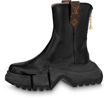 (Women) Louis Vuitton Zoom Boots 'Calf Leather Black Fashion' 1ABGSP (Women) Louis Vuitton Zoom Boots 'Calf Leather Black Fashion' 1ABGSP