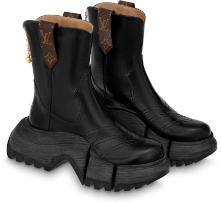 (Women) Louis Vuitton Zoom Boots 'Calf Leather Black Fashion' 1ABGSP Order (Women) Louis Vuitton Zoom Boots 'Calf Leather Black Fashion' 1ABGSP