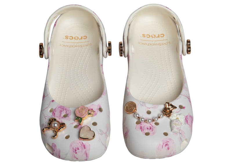 Order (W) LoveShackFancy x Crocs 经典芭蕾平底鞋 Oyster 212787-159