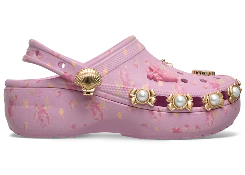 (Women) LoveShackFancy x Crocs Classic Platform Clog 'Ballerina Pink' 212788-6GD