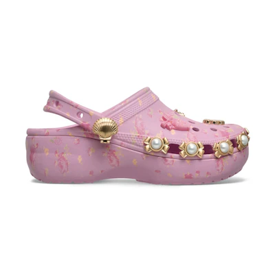 (W) LoveShackFancy Crocs Classic Platform Clog 'Ballerina Pink'