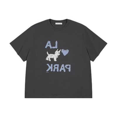 (Women) Low Classic Love Park Graphic Charcoal T-Shirt LOW9476