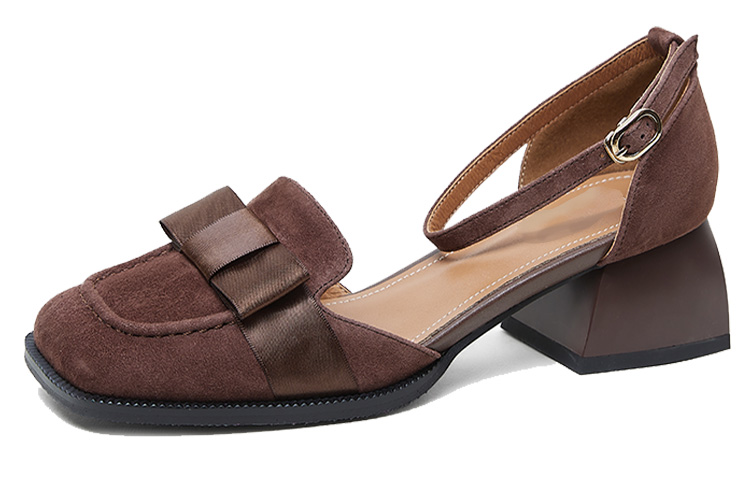 (W) Luiza Barcelos 3cm 'Fashion Casual Versatile Chunky Heel'