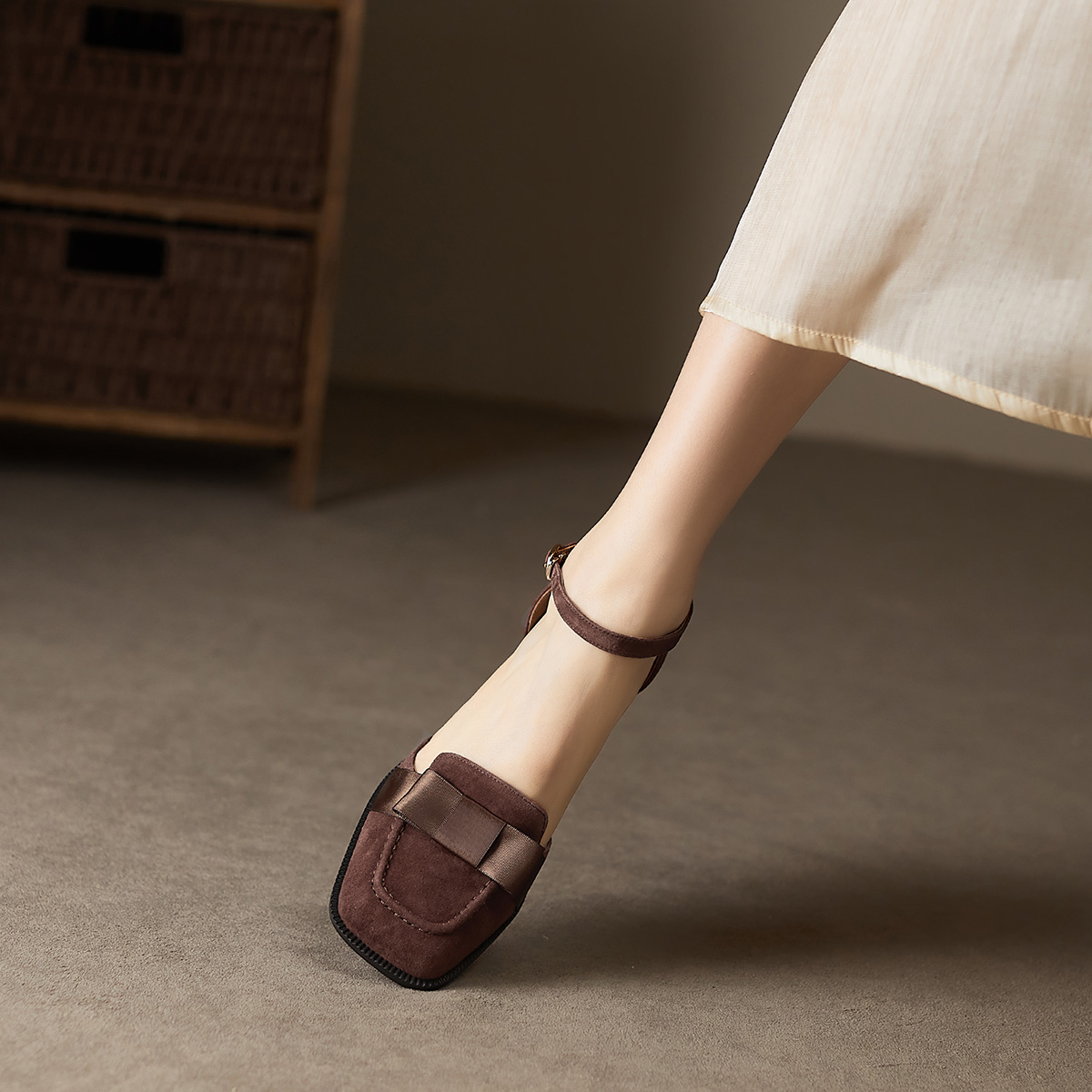 (W) Luiza Barcelos 3cm 'Fashion Casual Versatile Chunky Heel' 圖 2