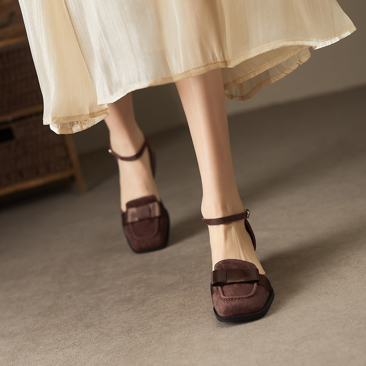 (W) Luiza Barcelos 3cm 'Fashion Casual Versatile Chunky Heel' 圖 4