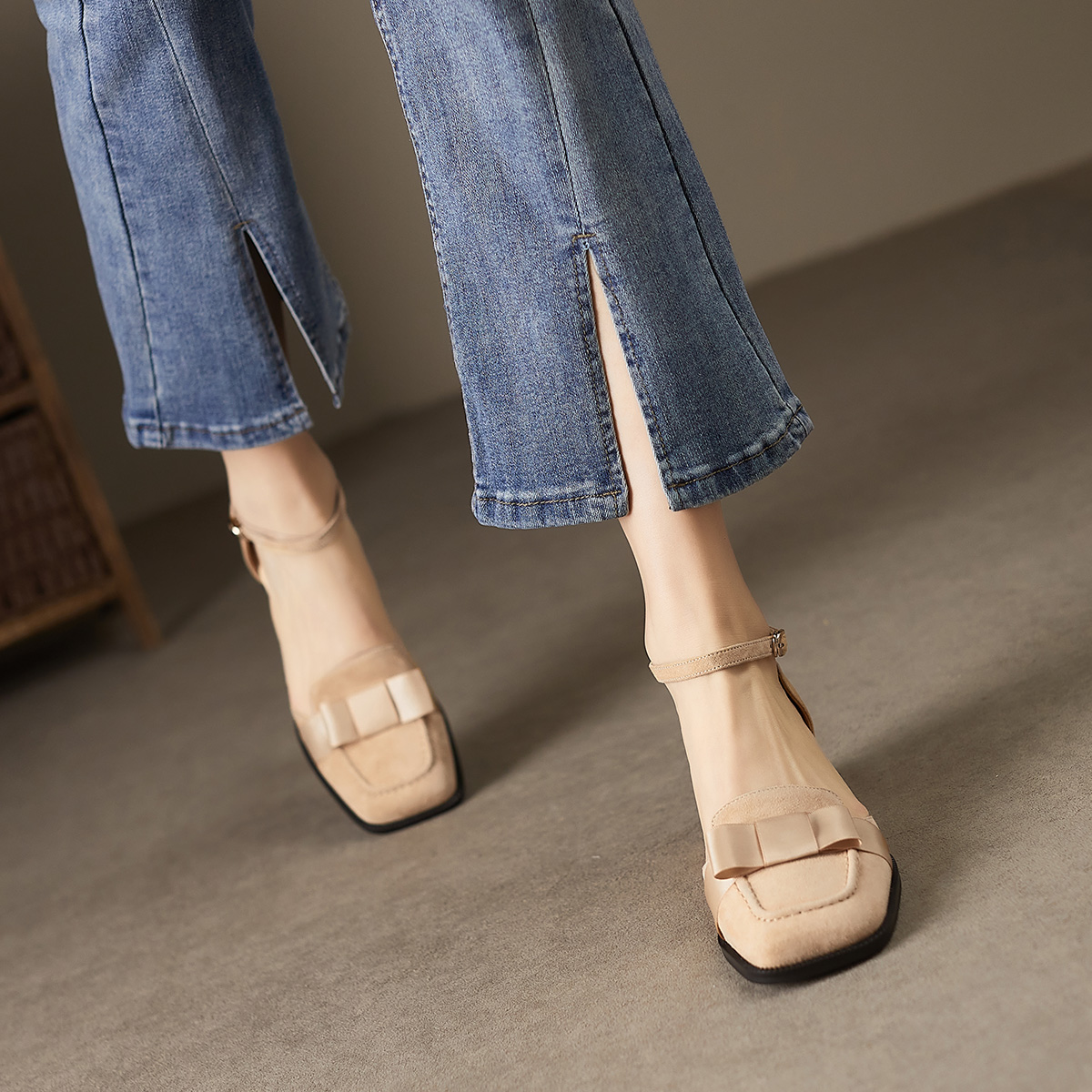 (W) Luiza Barcelos 3cm 'Fashion Casual Versatile Chunky Heel' 圖 9