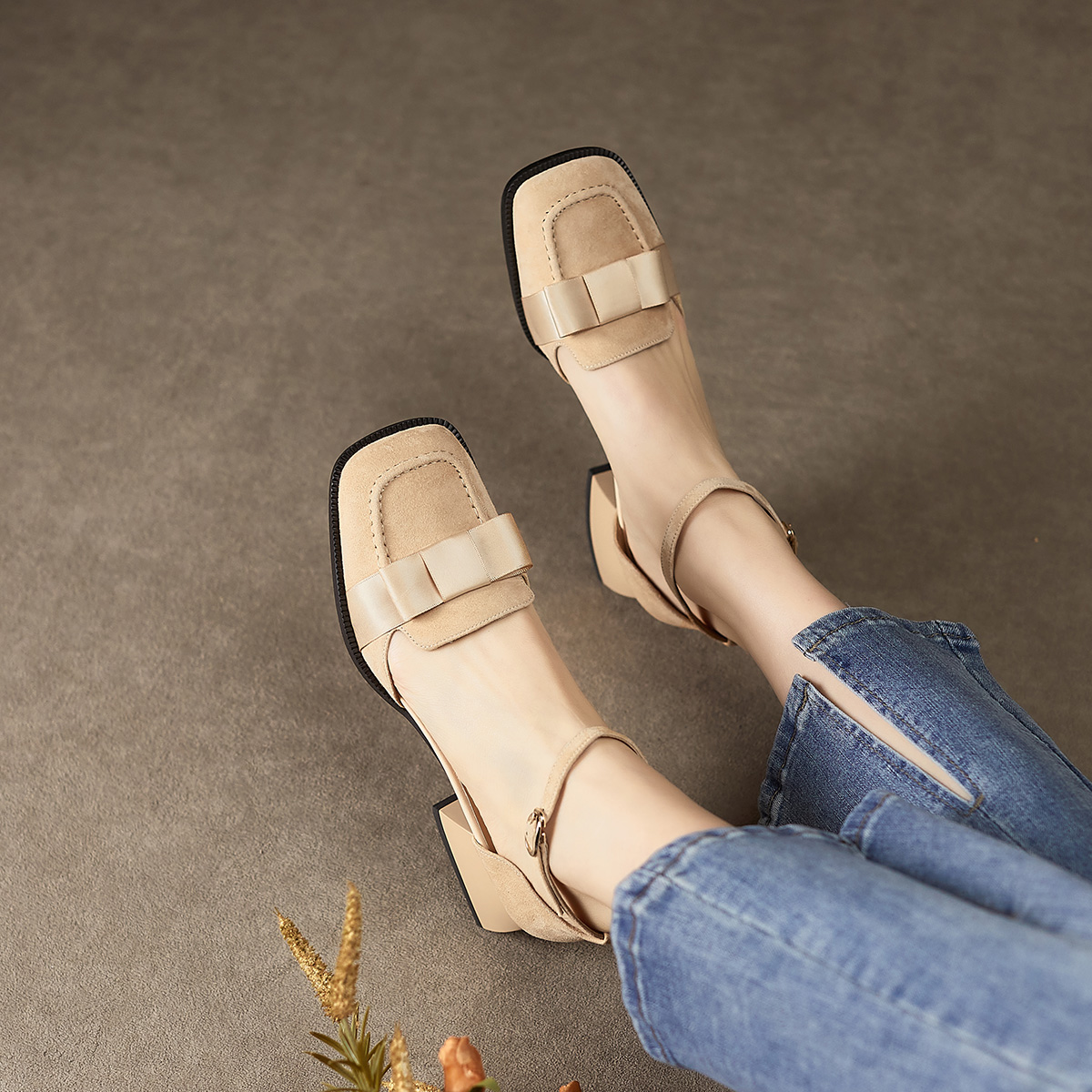 (W) Luiza Barcelos 3cm 'Fashion Casual Versatile Chunky Heel' 圖 10