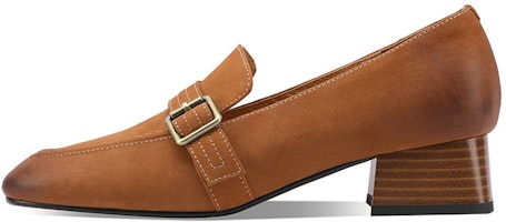 (Women) Luiza Barcelos 3cm 'Retro Square Toe Block Heel' X900943 (Women) Luiza Barcelos 3cm 'Retro Square Toe Block Heel' X900943