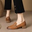 Details for (W) Luiza Barcelos 3cm 'Tumit Blok Hujung Petak Retro' X900943