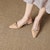 (W) Luiza Barcelos 'Stiletto Aprikot Bertumit Runcing dengan Gesper' XWP1SK0692