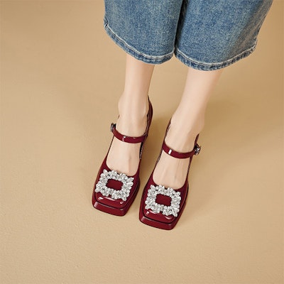 (W) 루이자 바르셀로스 "버건디 버클" 샌들/슈즈 (depending on the product type) XWP1SK0456 Details for (W) 루이자 바르셀로스 "버건디 버클" 샌들/슈즈 (depending on the product type) XWP1SK0456