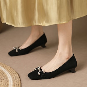 (W) (レディース) ルイザ バルセロス『ファッションコンフォートブロックヒールカジュアルフラット』X900872 X900872 2