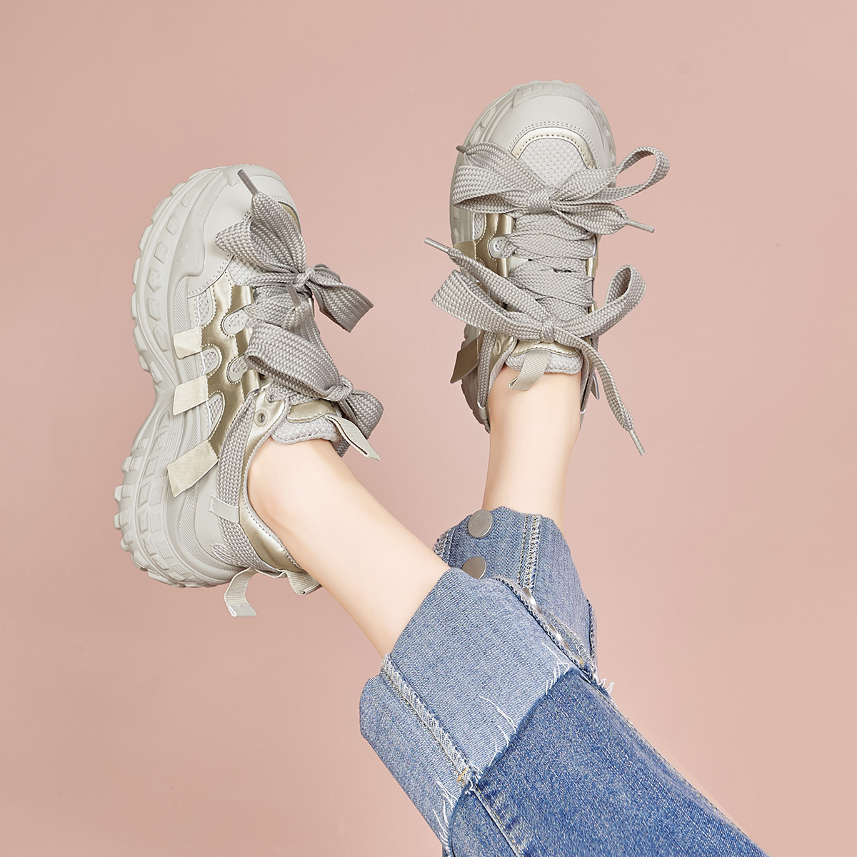 (W) Luiza Barcelos 'Grey Dad Shoe' 圖 5