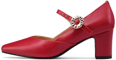 (W) Luiza Barcelos 金属扣尖头粗跟鞋 X900912 Sizing (W) Luiza Barcelos 金属扣尖头粗跟鞋 X900912