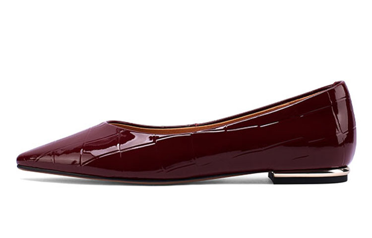 (Women) Luiza Barcelos 'Sleek Patent Leather Pointed-Toe Flats' X900863