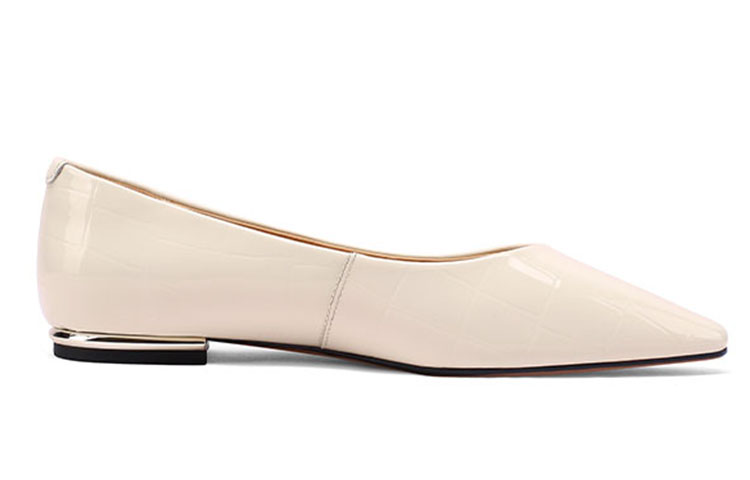 Cheap (W) Luiza Barcelos 尖头漆皮平底鞋 X900863