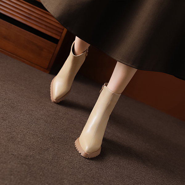 Shop (W) (女性用) ルイザ・バルセロス アンクルブーツ 'ベージュ' X902008 X902008