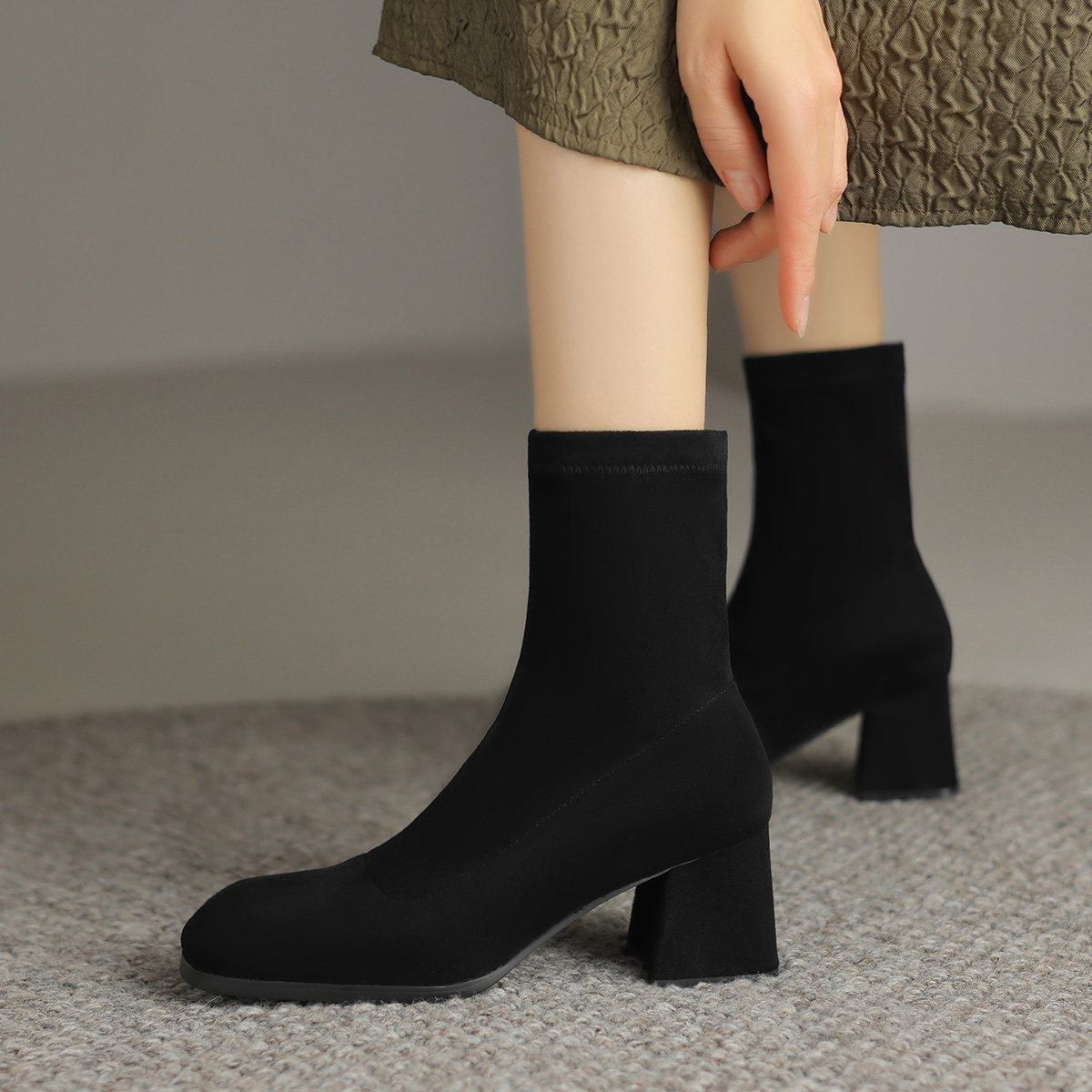 (W) Luiza Barcelos Ankle Boot 'Black' 圖 3