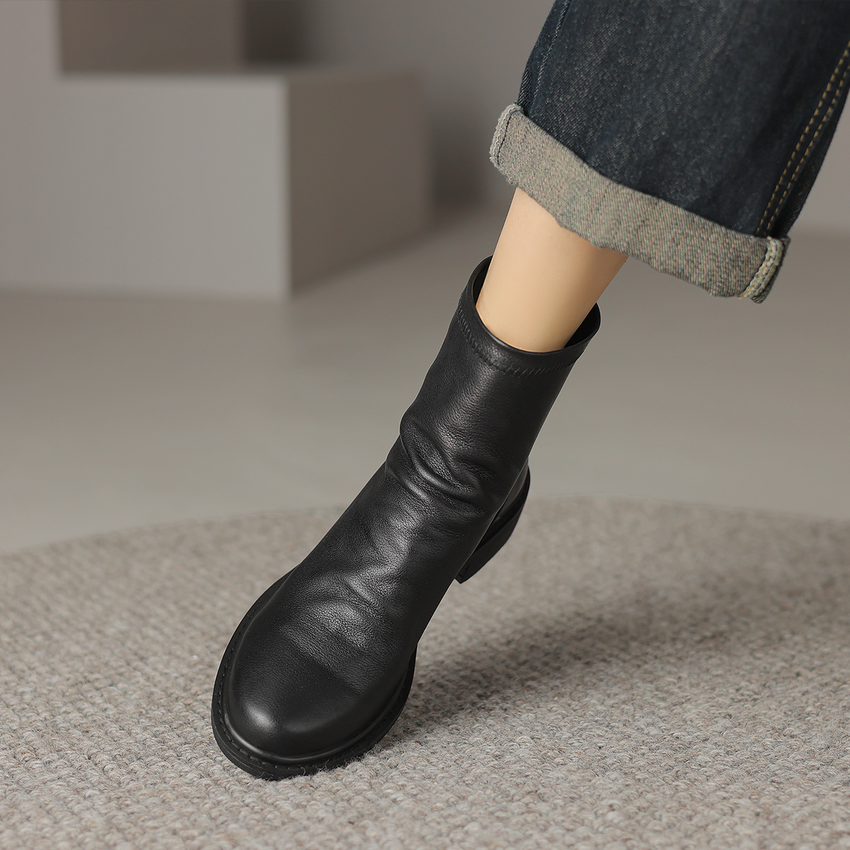 (W) Luiza Barcelos Ankle Boot 'Black' 圖 5