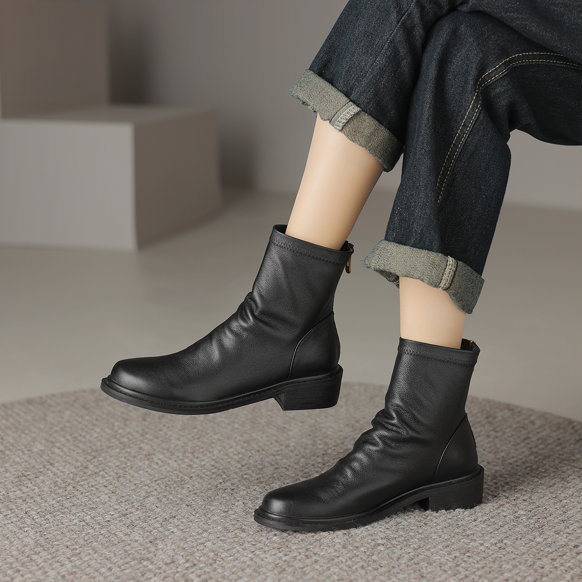 (W) Luiza Barcelos Ankle Boot 'Black' 圖 6