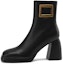 Buy (W) But Kasut Buku Luiza Barcelos 'Hitam Suede dengan Gesper Logam' X902009