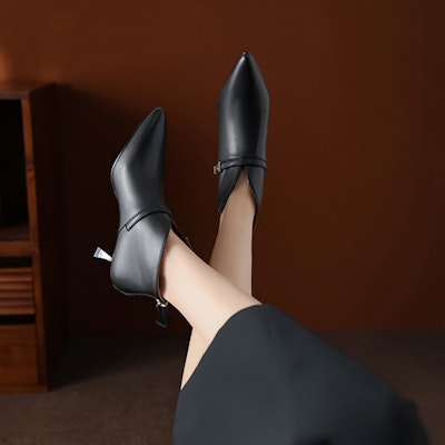 (W) Luiza Barcelos 黑色拉链短靴 X902013 Purchase (W) Luiza Barcelos 黑色拉链短靴 X902013