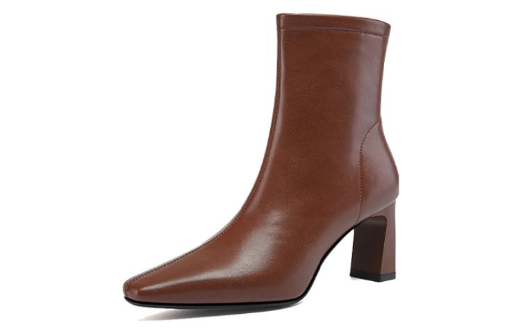 (Women) Luiza Barcelos Ankle Boot 'Retro Temperament Brown' X901998