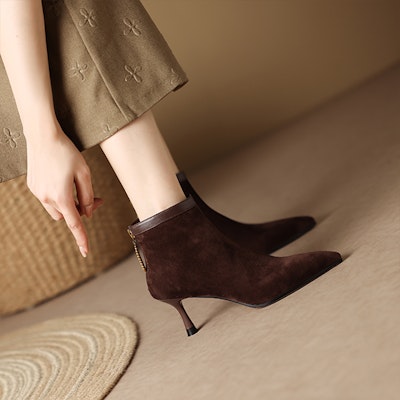 (W) 루이자 바르셀로스 블랙 스웨이드 앵클부츠 X902058 Shop (W) 루이자 바르셀로스 블랙 스웨이드 앵클부츠 X902058