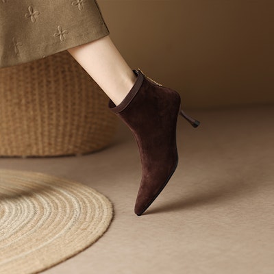 (W) 루이자 바르셀로스 블랙 스웨이드 앵클부츠 X902058 Purchase (W) 루이자 바르셀로스 블랙 스웨이드 앵클부츠 X902058