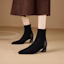 Lookbook (W) Luiza Barcelos Sepatu Boot Tumit Pendek 'Hitam' X902033