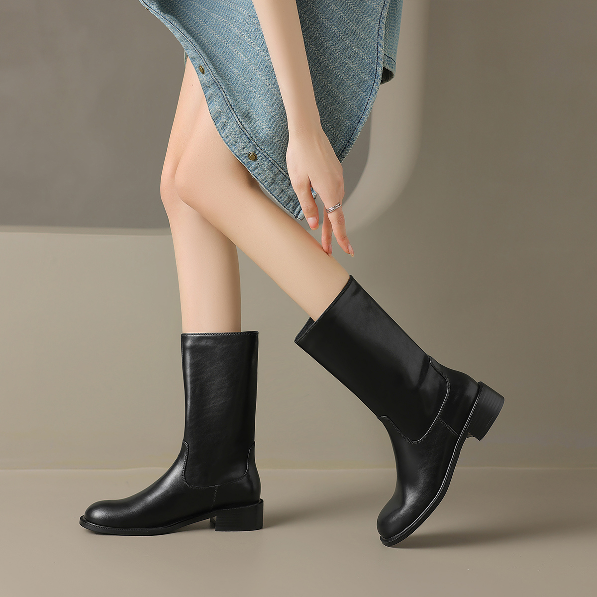 (W) Luiza Barcelos Ankle Boots 'Black' 圖 5
