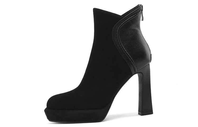 (Women) Luiza Barcelos Ankle Boots 'Black Leather' X902010