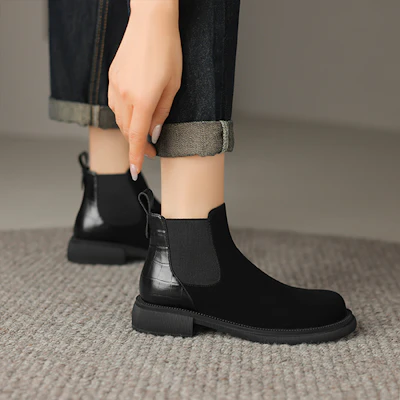 (W) 루이자 바르셀로스 블랙 레더 앵클부츠 (Luiza Barsellos black leather ankle boots) X902041 Lookbook (W) 루이자 바르셀로스 블랙 레더 앵클부츠 (Luiza Barsellos black leather ankle boots) X902041