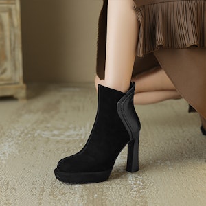 (W) 루이자 바르셀로스 블랙 레더 앵클부츠 (Luiza Barselloseu Beullaeg Ledeo Aengkeulbutseu) X902010 Lookbook (W) 루이자 바르셀로스 블랙 레더 앵클부츠 (Luiza Barselloseu Beullaeg Ledeo Aengkeulbutseu) X902010