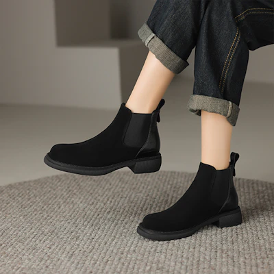 (W) 루이자 바르셀로스 블랙 레더 앵클부츠 (Luiza Barsellos black leather ankle boots) X902041 Sizing (W) 루이자 바르셀로스 블랙 레더 앵클부츠 (Luiza Barsellos black leather ankle boots) X902041