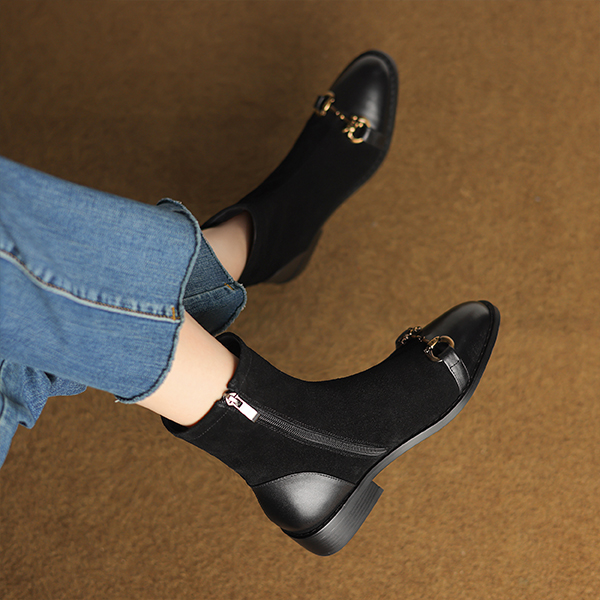 (W) Luiza Barcelos Ankle Boots 'Black Metal Bit' 圖 7