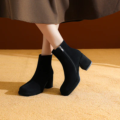 (W) Botines Luiza Barcelos 'Negro Ante' X902065 Sizing (W) Botines Luiza Barcelos 'Negro Ante' X902065