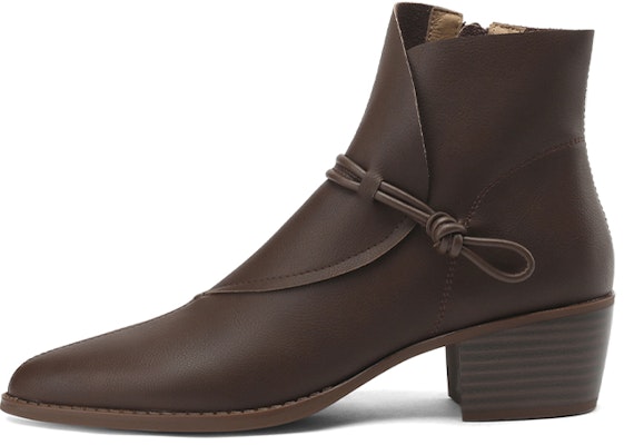 (Women) Luiza Barcelos Ankle Boots 'Dark Brown' X902026 Buy (Women) Luiza Barcelos Ankle Boots 'Dark Brown' X902026