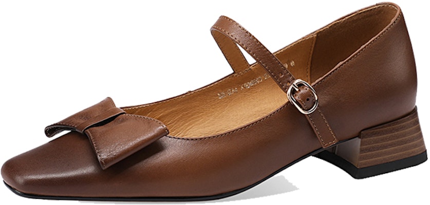 (W) Sandal Tumit Blok Kulit Coklat Luiza Barcelos X900843 Lookbook (W) Sandal Tumit Blok Kulit Coklat Luiza Barcelos X900843