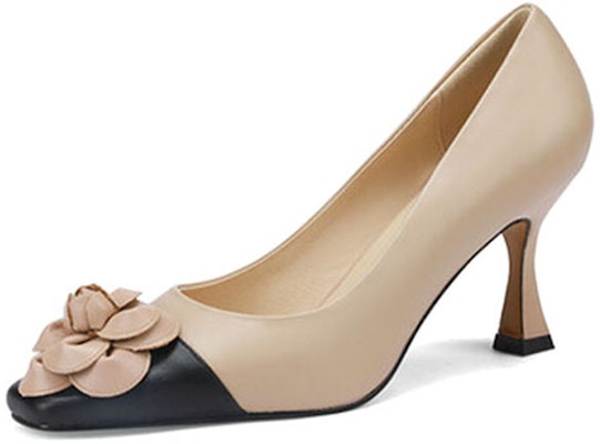 (W) 卢伊莎·巴塞洛斯雕刻羊皮杏色尖头高跟鞋 X900915 Lookbook (W) 卢伊莎·巴塞洛斯雕刻羊皮杏色尖头高跟鞋 X900915