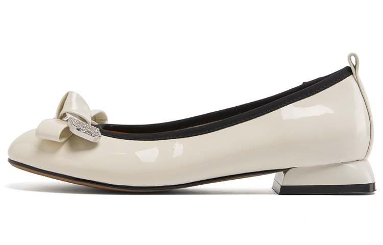 (Women) Luiza Barcelos Casual Flat 'Beige Bow' X901977
