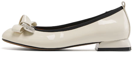 (Women) Luiza Barcelos Casual Flat 'Beige Bow' X901977 (Women) Luiza Barcelos Casual Flat 'Beige Bow' X901977