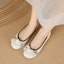 Purchase (W) Luiza Barcelos Kasut Flat Kasual 'Beige Bow' X901977