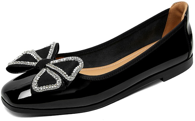 (Women) Luiza Barcelos Casual Flat 'Black Crystal Bow' X901222 Lookbook (Women) Luiza Barcelos Casual Flat 'Black Crystal Bow' X901222