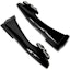 Shop (W) Luiza Barcelos Kasut Rata Kasual 'Black Crystal Bow' X901222