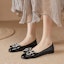 Purchase (W) Luiza Barcelos Kasut Rata Kasual 'Black Crystal Bow' X901222