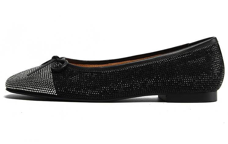 women-luiza-barcelos-casual-flat-black-rhinestone-bow-x901937