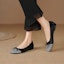 Lookbook (W) Luiza Barcelos Kasut Flat Kasual 'Black Rhinestone Bow' X901937