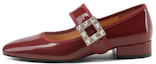 Buy (Women) Luiza Barcelos Casual Flat 'Burgundy Crystal Patent Leather' X901957
