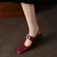 Purchase (Women) Luiza Barcelos Casual Flat 'Burgundy Crystal Patent Leather' X901957